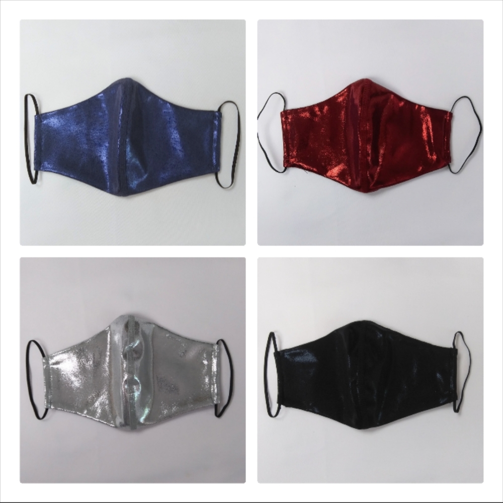 🎁Set of 4 Shimmering Heroine Sport Face Masks - Picture 2 of 6